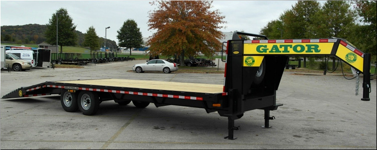 Gooseneck flat bed trailer for sale14k  Avery County, North Carolina
